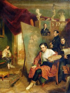 في استديو الرسام 1832